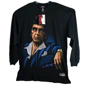 Scarface Clothing Co. I Trust Me Long Sleeve T Shirt Men Sz 3XL Y2K Vintage  New